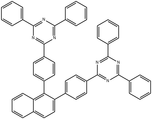 1,3,5-Triazine, 2,2'-(1,2-naphthalenediyldi-4,1-phenylene)bis[4,6-diphenyl-