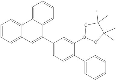 4,4,5,5-tetramethyl-2-(4-(phenanthren-9-yl)-[1,1'-biphenyl]-2-yl)-1,3,2-dioxaborolane