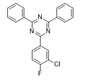 2-(3-chloro-4-fluorophenyl)-4,6-diphenyl-1,3,5-triazine