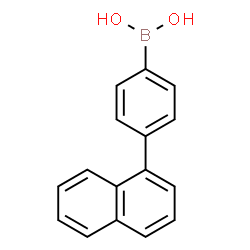 ChemSpider 2D Image | [4-(1-Naphthyl)phenyl]boronic acid | C16H13BO2